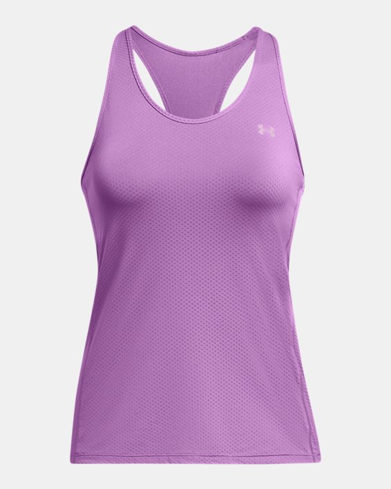 Camiseta sin mangas HeatGear® Armour para mujer, Purple, pdpMainDesktop image number 3